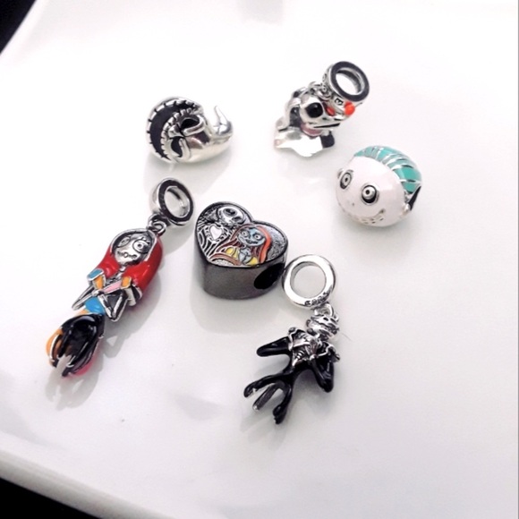 6 Nightmare Before Christmas charms for Pandora & other European style brands - Picture 4 of 8